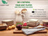 Disposable Palm Leaf 14" x 10" Trays (10 pieces), Eco-Friendly Dinnerware for Weddings, Catering, Events