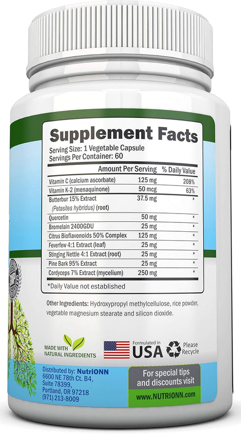 Lung Detox and Cleanse, Extra Strength Herbal Lung Health Supplements for Smokers, Promotes Respiratory Health
