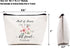 Maid of Honor for a Day Best Friend Forever -Bridesmaid Gift -Makeup Bag Cosmetic Bag Travel Pouch - Bachelorette Party Gift for Maid of Honor - Wedding Gift for Her Besties Friends Women