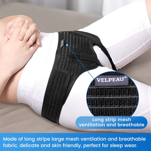 VELPEAU Hernia Belt for Men & Women, Bilateral/Double Inguinal Support Truss Underwear Briefs with Compression Pads