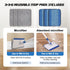 Qaestfy Baseboard Cleaner Tool with Handle, Wall Floor Mop with Extendable Handle, 6 Reusable Pads Included