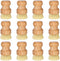 Meyeyaia 12 Pack Bamboo Scrub Brush for Dishes, Wooden Dish Scrubber Brushes with