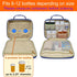 Navy Ultrasonic Slim Pill Organizer for Large Travel - Medicine Carrier for Medications & Supplies