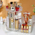 Large Capacity Rotating Acrylic 360 Degree Makeup Organizer - 5 Layers Adjustable Cosmetic Storage Stand