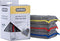 Miracle Microfiber Sponges, Heavy Duty Non-Scratch Scrubber for Dishes and Countertops, Machine Washable, 3 Pack-Grey