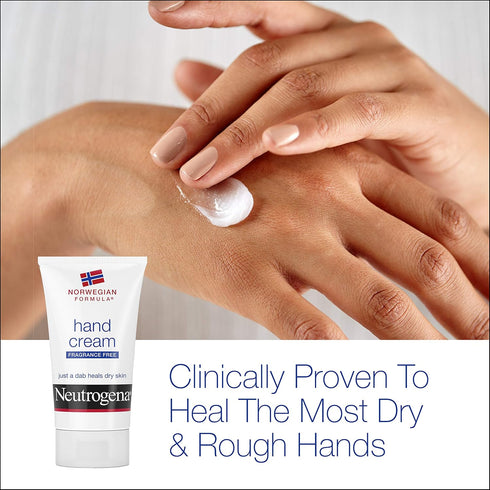 Neutrogena Norwegian Formula Moisturizing Hand Cream 2 oz for Dry, Rough Hands, Fragrance-Free