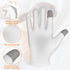Sibba 2 Pairs Touch Screen Moisturizing Gloves and Socks - Overnight Bedtime Hand Spa Treatment for Eczema
