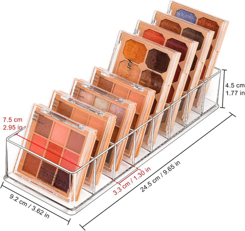 JessLab Acrylic Organizer, 8 Cube Sections Makeup Organizer for Drawer, Makeup Organizer for Vanity, Countertop, Bathroom, Kitchen and Cabinet Storage by JessLab