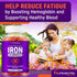 LifeCentricHealth Iron Gummies for Adults & Kids, Vegan Gluten Free Blood Builder