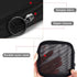 Weewooday 4 Pcs Mesh Makeup Bag, Mini Cosmetic Pouch with Zipper for Daily Accessory (Small, Black)