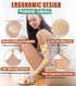 MGANG Lymphedema Compression Arm Sleeve with Gauntlet for Men and Women, Opaque, 15-20 mmHg Medical Graduated