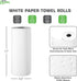 2-Ply White Kitchen Perforated Paper Towel Rolls, Easy Tear, Strong, Individually Wrapped, USA Made