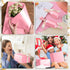 50 Sheets Pink Tissue Paper 14 x 20 Inches - Recyclable Wrapping Paper for Gift Bags, Weddings, and DIY Crafts