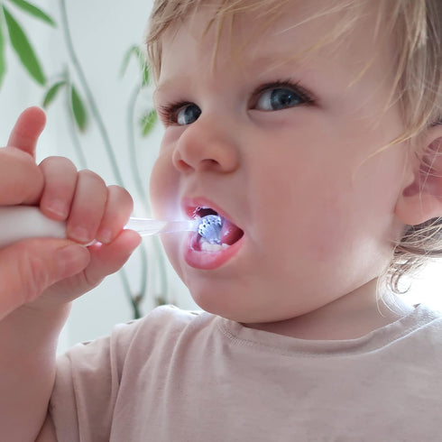 Jack N' Jill Tickle Tooth Sonic Electric Toothbrush Replacement Heads, Set of 2, Extra Soft