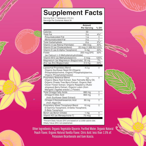 MaryRuth Organics Multivitamin for Women 40+, Liposomal Immune Support Supplement, Vegan, 15.22 Fl Oz