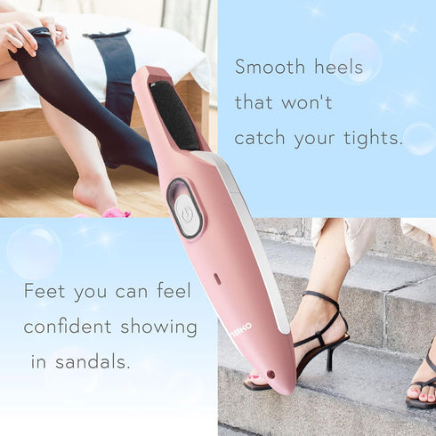UNIQSTYLE Electric Callus Removers for Feet, Slim Portable ShineRoller, Rechargeable Compact Portable Electronic Foot