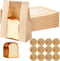 TUZIANAN 120 Pcs Paper Bread Bags for Homemade Bread with Tin Tie Tab