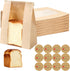 TUZIANAN 120 Pcs Paper Bread Bags for Homemade Bread with Tin Tie Tab