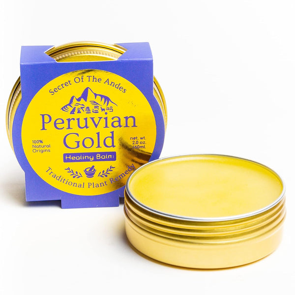 Peruvian Gold All Purpose Healing Balm for Scars, Eczema, Facial Moisturizer, Dry Skin, 2 Fl Oz Sustainably Sourced