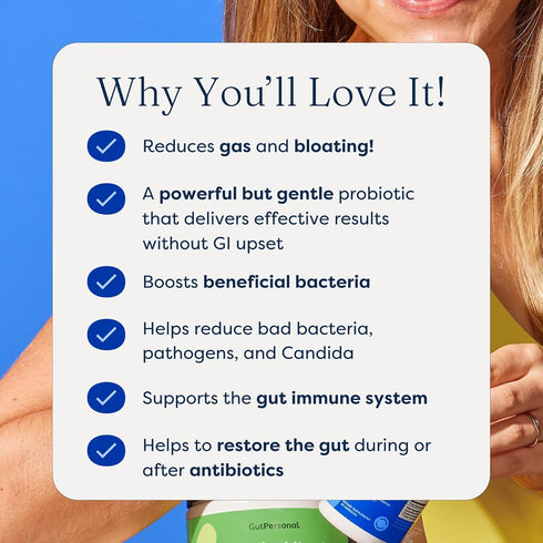 The Booster Targeted Probiotic for Gut Health, 5 Billion CFU Saccharomyces Boulardii, Capsules, 30 Servings