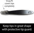 Mini Slant Tweezers, Best for Eyebrow & Facial Hair Removal, Precision Needs (Midnight Ombre)
