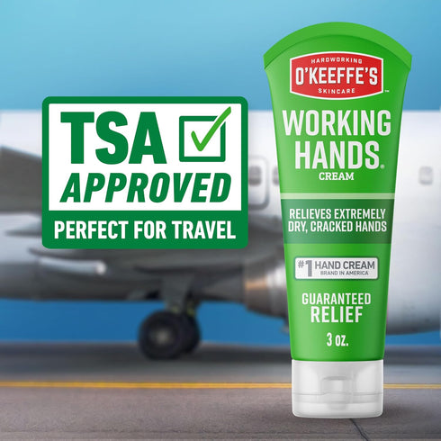O'Keeffe's Working Hands Hand Cream, 3 oz Tube, 2 Pack for Extreme Dryness