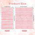 KTHONIOMANTE 200PCS 2 Pack, 4.5x8 Inch Pink and White Stripe Guest Napkins, Ply Disposable Paper Striped Dinner Hand