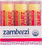 Organic Fair Trade Beeswax Lip Balm - Wild Rose, 3 Pack, Ethically Sourced