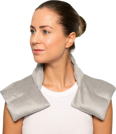 Bed Buddy Lavender Microwave Heating Pad for Back, Shoulder, Neck Pain Relief - Aromatherapy Wrap