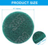 8Pcs Scrub Pads: Round Scrubber Scouring Pads for Home Kitchen House Cleaning, Green