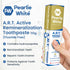 Pearlie White Active Remineralization Fluoride Free Toothpaste - 3.8oz/110gm for Tooth Enamel Repair with Xylitol