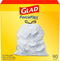 Glad Trash Bags, ForceFlex Tall Kitchen Drawstring Garbage Bags, White, 13 Gallon, 90 Count (Package May Vary)