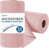Vnoss 55 Pack Microfiber Cleaning Cloth Roll, Tear Away Reusable Towels, 11" X