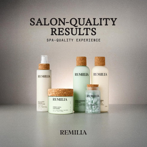 Remilia Hair Serum for Frizzy & Damaged Hair – 30 Capsules – Keratin, Silk Protein & Vitamin B5 Treatment, Made in Italy