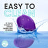 FRESH KNIGHT Retainer Case (2 Pack) with Vent Holes, Perfect for Denture, Mouth Guard, Aligner (Purple)