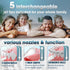 Water Dental Flosser Cordless for Teeth - Nicwell 4 Modes Oral Irrigator, Portable, Rechargeable, IPX7 Waterproof