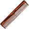 Kent 16T Tortoise Fine Tooth and Wide Tooth Comb for Daily Grooming, Saw Cut Hand Polished, Made in England