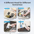 MEFELF 2 4 1500mAh Electric Spin Scrubber - Cordless Handheld Cleaning Brush with Speeds & Brush Heads, Rechargeable