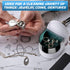 Sonic Cordless Denture Cleaner - Portable Battery Vibrating Machine for Jewellery, Coins & Dentures