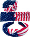 Red White and Blue Patriotic American Flag Headband, USA Twist Headband
