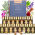Essential Oils Set - Top 15 Scents for Diffuser, Humidifier, Skin Care,