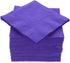 100 Pack Purple Beverage Napkins, 2 Ply Big Party Pack for Wedding, Birthday, Dinner, Lunch, Cocktails