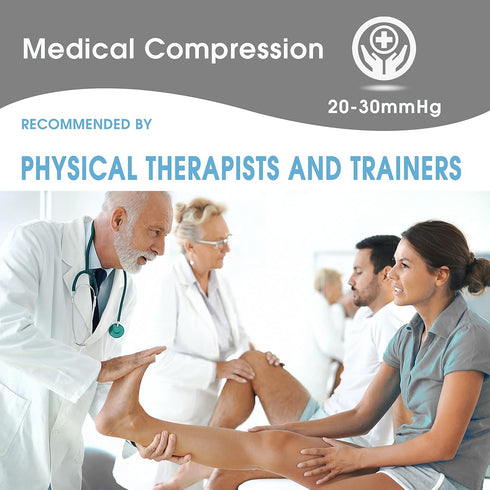 Compression Socks for Women & Men Open Toe (3 Pairs), Ankle Brace Compression Sleeve for Pain Relief