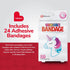BioSwiss 24 Count Unicorn Shaped Self Adhesive Bandages - Fun First Aid Kit for Kids