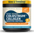 Sandhu's Bovine Colostrum and Collagen Powder - 45 Servings Supplement for Hair, Beauty, Skin & Nail Health