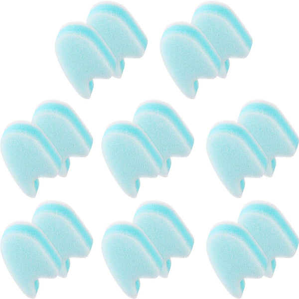 Mudder 16 Pieces Foam Toe Spacers, 3 Layer Foam Separators for Women & Men, Relief from Friction & Corns
