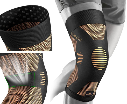 NEENCA Copper Knee Brace for Women and Men, Knee Compression Sleeve for Knee Pain, Arthritis, ACL, Meniscus Tear, Joint