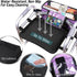 Vizava Upgrade Walker Basket with Tray, Detachable Walker Tray for Folding Walkers, Storage Bag with Cup & Cane Holder