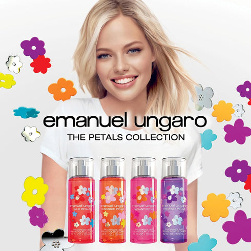 Emanuel Ungaro Sunkissed Petals Fragrance Mist for Women, 4.2 Fl. Oz.