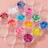 Makartt Nail Decoration Set, 4 Boxes Glitter Sequins & Rhinestones for Nail Art, DIY Decoration Accessories Kit